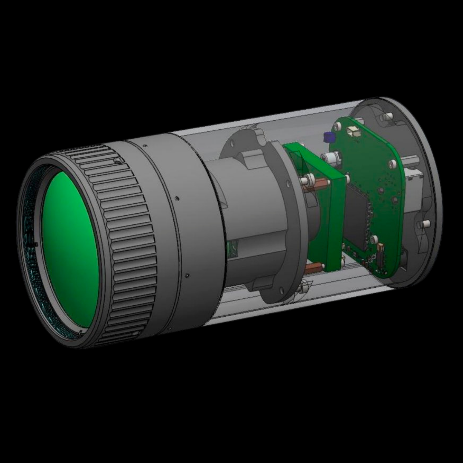 Motorised iris control — NOCTIS-V adapts to changing light